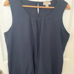 Navy blouse